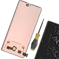 Pikkukuva 4 / 4: LCD-näyttö ja kosketuslasi Vivo X90:lle - AVIZAR - Musta - Karkaistu lasi - 5,5 tuumaa - Android Svart