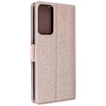 Miniatyrbillede 1 af 5: Taske til TCL 40R 5G - AVIZAR - Rose Gold - Kortholder - Video Support - Dobbelt fane Rosa