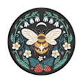 Miniatyrbild 5 av 6: Smartphone grepp - POPSOCKETS - Bee Boho - Bee print - Repositionable - PopMounts-kompatibla bee boho