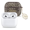 Miniatyrbillede 4 af 5: Coque til AirPods 3 med Elegant Charm Design Guess Brun kastanj