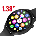 Miniatyrbillede 5 af 5: Bluetooth Vandafvisende Smartwatch IP67 Maxlife Sort Svart