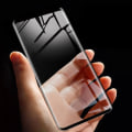 Miniatyrbillede 3 af 4: Beskyttelsesfilm - AVIZAR - Galaxy S8/S9 - Buet hærdet glas - Gennemsigtig - Stødsikker og anti-ridse Transparent