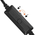 Pikkukuva 4 / 5: Bluetooth PC-kaiutin 3,5 mm LinQ Black -liitännällä Svart