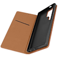 Miniatyrbillede 2 af 6: Etui til Samsung Galaxy S24 Ultra - AVIZAR - Ægte læder - Brun - Kortholder kastanj