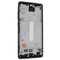 Miniatyrbillede 3 af 4: Komplet skærm til Samsung Galaxy A52 LCD In-Cell + sort chassis Svart