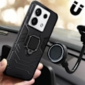 Miniatyrbild 4 av 5: Coque - Xiaomi - Redmi Note 13 Pro - Rotationsring 360° - Bi-material - Modern design Svart