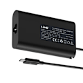 Miniatyrbillede 2 af 5: Netoplader - LINQ - PD4532 - Strømforsyning 45W - USB-C - Sort svart