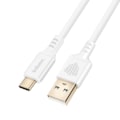 Miniatyrbild 1 av 5: USB-kabel till USB C Snabbladdning och Synkronisering Inkax Vit Vit