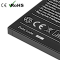 Pikkukuva 3 / 4: Sisäinen akku Wiko Kar 3:lle - LINQ - BAT-WK08 - Kapasiteetti 1600mAh - Musta Svart