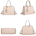 Pikkukuva 4 / 6: Tyylikäs käsilaukku, jossa on kiinnitys ja olkahihna Gallantry Beige Beige