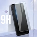 Pikkukuva 3 / 5: Näytön suojakalvo - AVIZAR - Motorola Moto E13 - 9H karkaistu lasi - Naarmuuntumaton - Helppo asennus Vit
