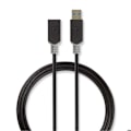 Pikkukuva 2 / 4: NEDIS USB-kaapelin jatko - USB 3.0 - 2m - antrasiitinmusta - kullatut liittimet
