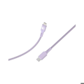 Miniatyrbillede 2 af 5: Cabo de Carga e Transferência USB-C / Lightning 3A Power Delivery 60W 1.2m BigBen Connected Violeta