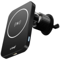 Miniatyrbild 1 av 5: Stöd för Voiture MagSafe - LinQ - 15W - Montering Galler - Rotation 360° - LED Indikator Svart