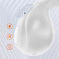 Miniatyrbild 4 av 5: Bluetooth-hörlurar - LINQ - Luftledning - Clip-on-design - Batteritid 4h - Svettresistenta Vit