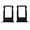Miniatyrbillede 2 af 4: Tiroir til Nano Sim-kort - Apple - iPhone 7 - Sort - Essentiel udskiftning - Smartphone anvendelse Svart
