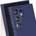 Miniatyrbillede 4 af 5: Cover til Samsung Galaxy S24 Ultra Matt Finish Soft Touch Midnight Blue Blå