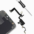 Miniatyrbillede 3 af 4: Lysstyrkesensor kabel til iPhone 12 - AVIZAR - Reservedel Sort Svart