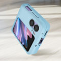 Miniatyrbild 4 av 5: Fodral till Oppo Find N2 Flip Rigid polykarbonat Custom design turkos Blå