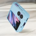 Miniatyrbillede 4 af 5: Taske til Oppo Find N2 Flip Rigid polycarbonat Custom design turkis Blå