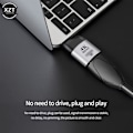 Miniatyrbillede 4 af 4: Typec til vga - USB 3.1 Type C til HDMI-adapter, RJ45-stik, 4K-8k 60Hz projektion, han til hun, video