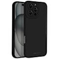 Miniatyrbillede 1 af 5: Cover til iPhone 16 Pro Max Silikone Matt Soft Touch Kamera Beskyttet Roar Black Svart