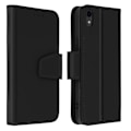 Pikkukuva 1 / 4: iPhone XR nahkakuori AVIZAR - Korttipidike ja tukitoiminto - Musta Svart