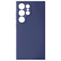 Miniatyrbillede 1 af 5: Cover til Samsung Galaxy S24 Ultra Matt Finish Soft Touch Midnight Blue Blå