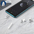 Miniatyrbillede 3 af 4: Kablede Høretelefoner - LINQ - USB-C - Stereo Lyd - Intra-aurikulære - 1,2 m Kabel Silvergrå