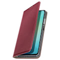 Miniatyrbillede 1 af 5: Etui til Samsung Galaxy A06 Magnetisk Lapper-Kort Bordeaux Röd