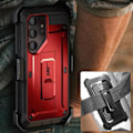 Miniatyrbillede 4 af 5: Coque Intégrale til Samsung S25 Ultra Stødabsorberende Stativ Support Supcase Rød Röd
