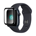 Miniatyrbillede 2 af 2: Skærmbeskyttelse - FORCE GLASS - Apple Watch 10 42mm - 3D hærdet glas - Ridsefrit - Gennemsigtigt Svart