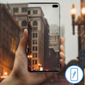 Miniatyrbild 3 av 4: Skyddsfilm - AVIZAR - Galaxy S10+ - Flexibel - Transparent - Reptålig Transparent
