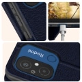 Pikkukuva 4 / 5: AVIZAR Folio Case Xiaomi Redmi 12C -puhelimelle - Midnight Blue - Kortin tallennus- ja videotukitoiminto Blå