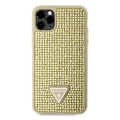 Pikkukuva 1 / 6: iPhone 11 Pro Max Takakansi, Koristeltu Pienillä Kivillä Guess Kulta Gul