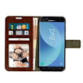 Miniatyrbild 3 av 4: Hus - AVIZAR - Galaxy J3 2017 - Ekoskinn Vintage - Stödfunction - Brun kastanj