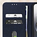Miniatyrbillede 5 af 5: Étui til iPhone 16e Klap Portefeuille og Video Stativ Blå Nat Blå