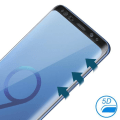 Miniatyrbild 4 av 4: Skyddsglas - Samsung - Galaxy S9 Plus - Härdat glas - 5D Full Cover - Transparent Transparent