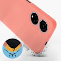 Miniatyrbillede 3 af 5: Beskyttelsescover AVIZAR til Honor X7 - Semi-hårdt silikone - Lyserød - Soft-touch finish Ljusrosa