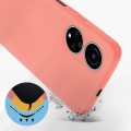 Pikkukuva 3 / 5: AVIZAR suojakuori Honor X7: puolijäykkä silikonimateriaali - Vaaleanpunainen - Soft-touch viimeistely Ljusrosa