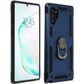 Miniatyrbillede 1 af 4: Coque - AVIZAR - Galaxy Note 10 Plus - Bi-materialer - Hård og Blød - Video Støtte Midnattsblå