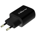 Pikkukuva 2 / 4: AKASHI ALTACQC20BLK - AKASHI - Harmaa - Musta - USB Type C 20 W - USB-A Qualcomm 3.0 3A Svart