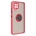 Miniatyrbillede 2 af 4: Etui - AVIZAR - Samsung Galaxy A42 5G - Bi-materiale - Metalring - Supportfunktion - Rød Röd