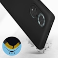 Miniatyrbillede 3 af 5: Beskyttelsescover - Huawei - Nova 9 / Honor 50 - Semi-stift silikone - Soft-touch finish - Sort Svart