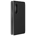 Pikkukuva 2 / 4: Samsung Galaxy Z Fold 3 - AVIZAR - Korttipidike Rannekkeen kanssa - Musta Hiilikuituefekti Svart