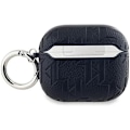 Miniatyrbillede 2 af 3: Coque AirPods 3 - Karl Lagerfeld - Monogram Karl Head - Eco-læder - Sort - Stift Svart