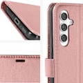 Miniatyrbillede 4 af 5: Pung etui til Samsung A54 5G - MAYAXESS - Champagne Pink - Stand og håndledsrem funktion Rosa