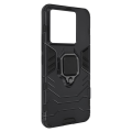 Miniatyrbillede 2 af 5: Coque - Xiaomi - Redmi Note 13 Pro - 360° roterende ring - Bi-materiale - Moderne design Svart