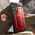 Miniatyrbillede 3 af 5: Coque Intégrale til Samsung S25 Ultra Stødabsorberende Stativ Support Supcase Rød Röd