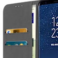 Miniatyrbillede 4 af 5: Samsung Galaxy S8 etui - AVIZAR - Pungcover - Videostøttefunktion - Grå grå
